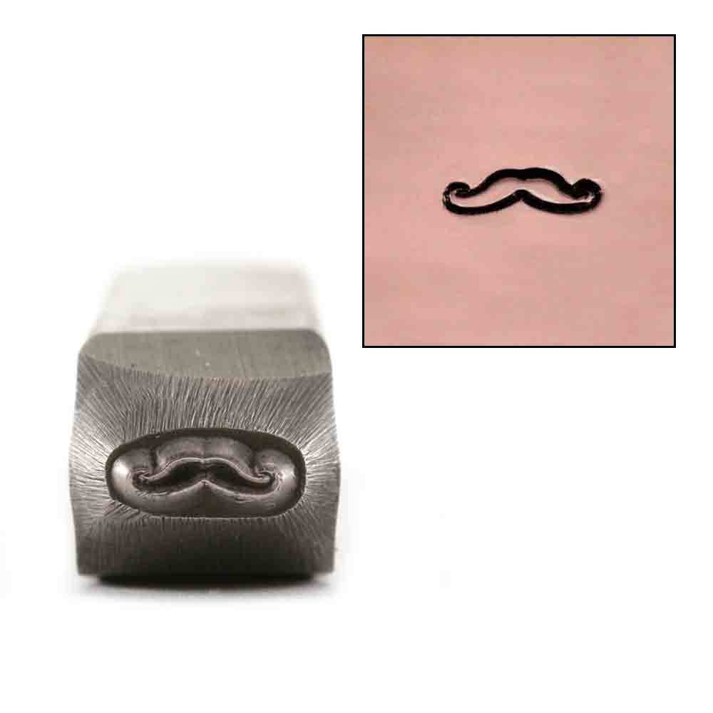 Metal Stamping Tools Mustache Metal Design Stamp 6.5mm